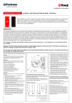 Installation Instructions proStop - Non Solenoid Switch Body