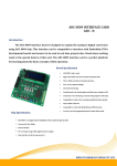 adc 0809 interface card adc - ii
