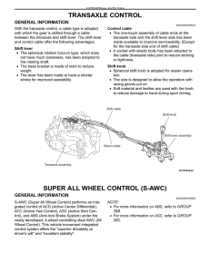 transaxle control super all wheel control (s-awc)