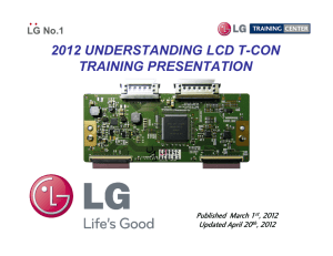 2012 understanding lcd t-con training presentation - V4.0