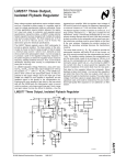 Application Note 777 LM2577 Three Output, Isolated