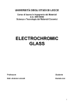 ELECTROCHROMIC GLASS