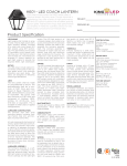 Product Specification K601 - LED COACH