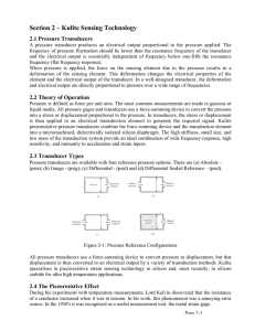 Section 2 – Kulite Sensing Technology
