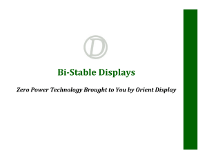 Bi-Stable Displays