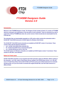 FT245BM Designers Guide