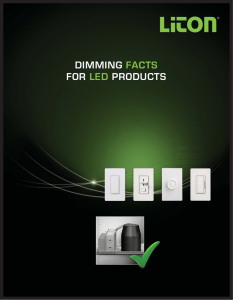 dimming facts for led products