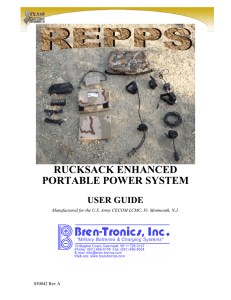 rucksack enhanced portable power system