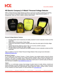 V-Watch Personal Voltage Detectors