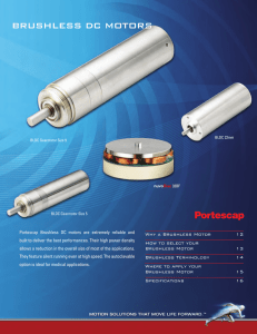 About Brushless DC Motors (brochure)