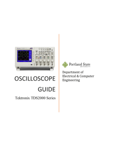 Oscilloscope - Tektronix TDS2000 Series Guide
