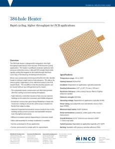 384-hole Heater