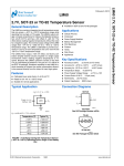 LM60 2.7V, SOT-23 or TO