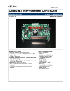 assembly instructions amp6-basic