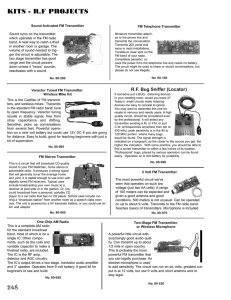 kits - rf projects