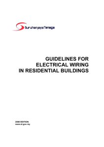 guidelines for electrical wiring in residential buildings