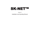 SK-NET™ Installation and Operating Manual