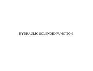 Hydraulic Solenoid Function - Wood