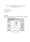 Single-Shot Capture using the DSO-101 Oscilloscope