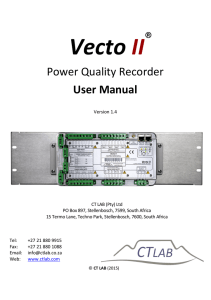 Vecto II - CT LAB Power Quality
