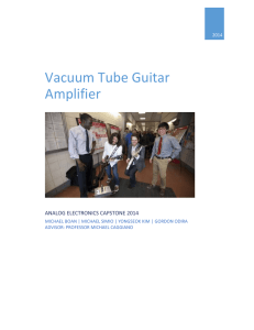 Vacuum Tube Guitar Amplifier