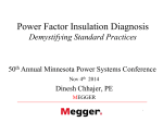 POWER FACTOR TESTING WHAT IS IT ?