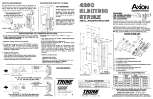 4200 ELECTRIC STRIKE