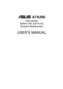 ASUS A7A266 Manual