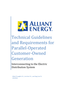 Technical Guidelines and Requirements for Parallel
