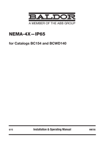 NEMA-4X—IP65
