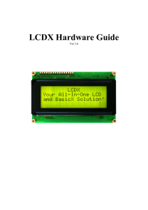 LCDX Hardware Guide