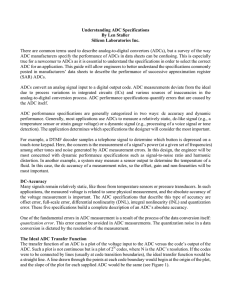 Understanding ADC Specifications By Len Staller Silicon