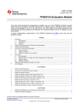 TPS65132 Evaluation Module User's Guide