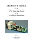Instruction Manual SPA4 Controller Board For the v1.00