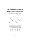 The Comprehensive Guide To RF &amp; Microwave Engineering For Passive Components