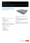 BORDLINE CC400  Propulsion and auxiliary converter for light rail vehicles (LRVs)