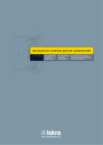 INTEGRATED STARTER MOTOR GENERATORS