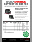 BATTERY CHARGERS - DuraSource Parts