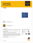 Sunmodule SW 50 Poly RGA Off