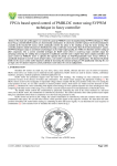 FPGA based speed control of PMBLDC motor using