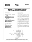 BB ADS831 datasheet