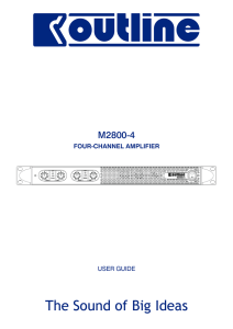 Outline M2800-4 User Guide