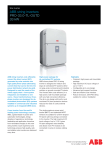 ABB string inverters - PRO-33.0-TL, 33 kW