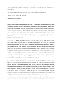 A Forward-Body-Bias Tuned 450MHz Gm-C 3rd-Order Low