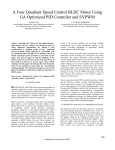 A Four Quadrant Speed Control BLDC Motor Using GA