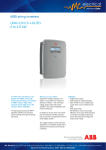 ABB string inverters UNO-2.0/2.5-I-OUTD 2 to 2.5 kW