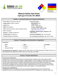 MSDS for Hydrogen Peroxide 35%