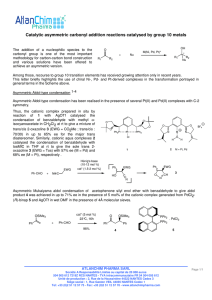 Catalytic asymmetric carbonyl addition reactions catalysed by group