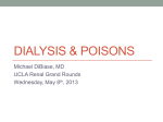Dialysis of poisons - UCLA Division of Nephrology