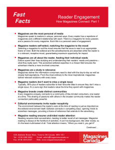 Fast Facts - Magazines Canada
